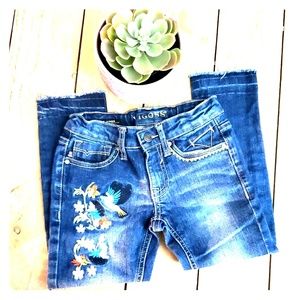 Embroidered Skinny Jean